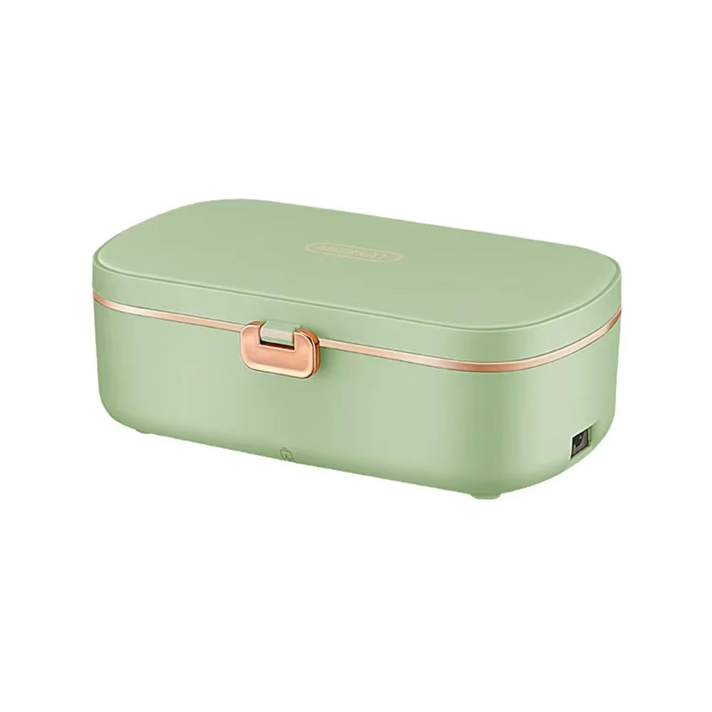 900ML Electric Lunch Box Portable Food Warmer with Heat Preservation Self-Heating Steaming Cooking Pot for Office Worker